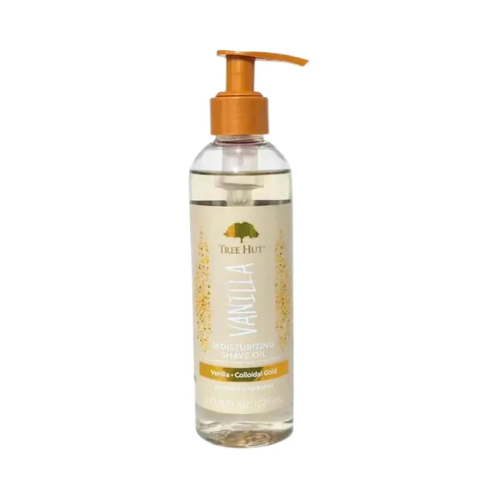 TREE HUT VANILLA MOISTURIZING SHAVE OIL– ÓLEO PARA DEPILAçãO – TREE HUT 227ml
