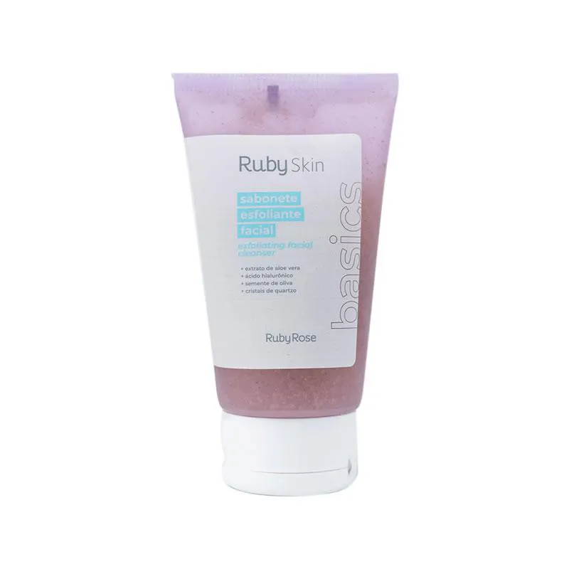 SABONETE ESFOLIANTE FACIAL BASICS RUBY SKIN - RUBY ROSE