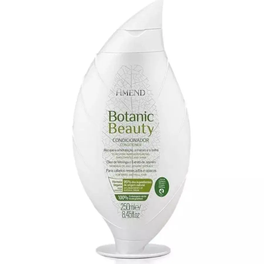 CONDICIONADOR BOTANIC BEAUTY ÓLEO DE MORINGA E EXTRATO DE JASMIM 250ML - AMEND