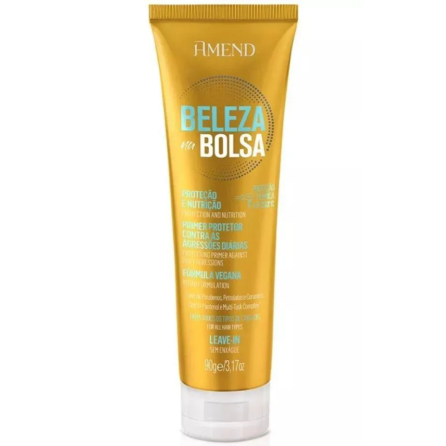 LEAVE-IN PROTEçãO E NUTRIçãO BELEZA NA BOLSA 90G - AMEND