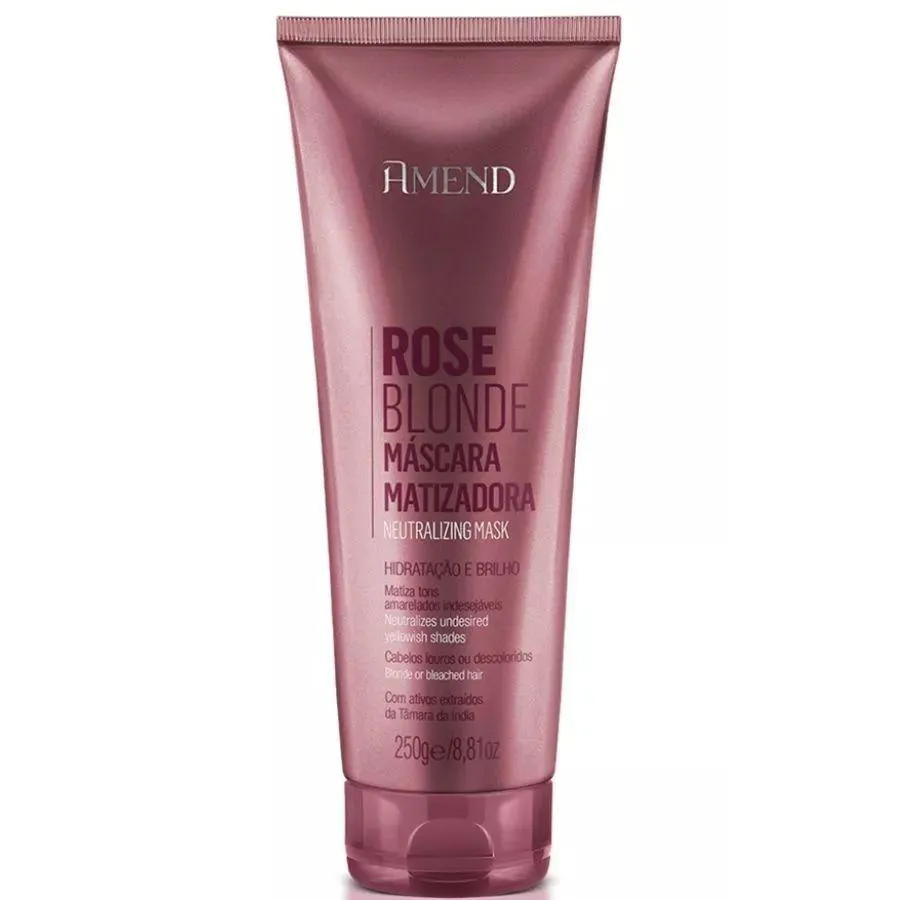 MáSCARA MATIZADORA ROSE BLONDE 250G - AMEND