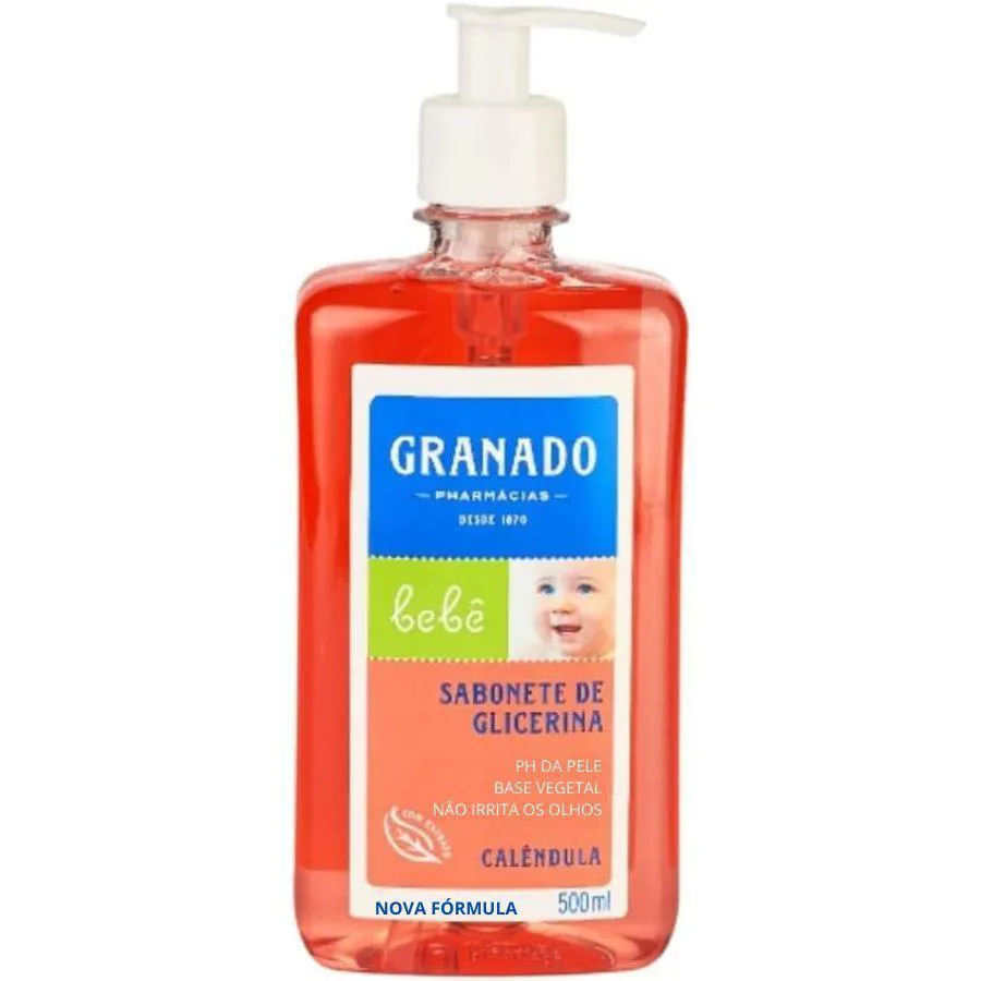 SABONETE LíQUIDO BEBê CALêNDULA 500ML - GRANADO