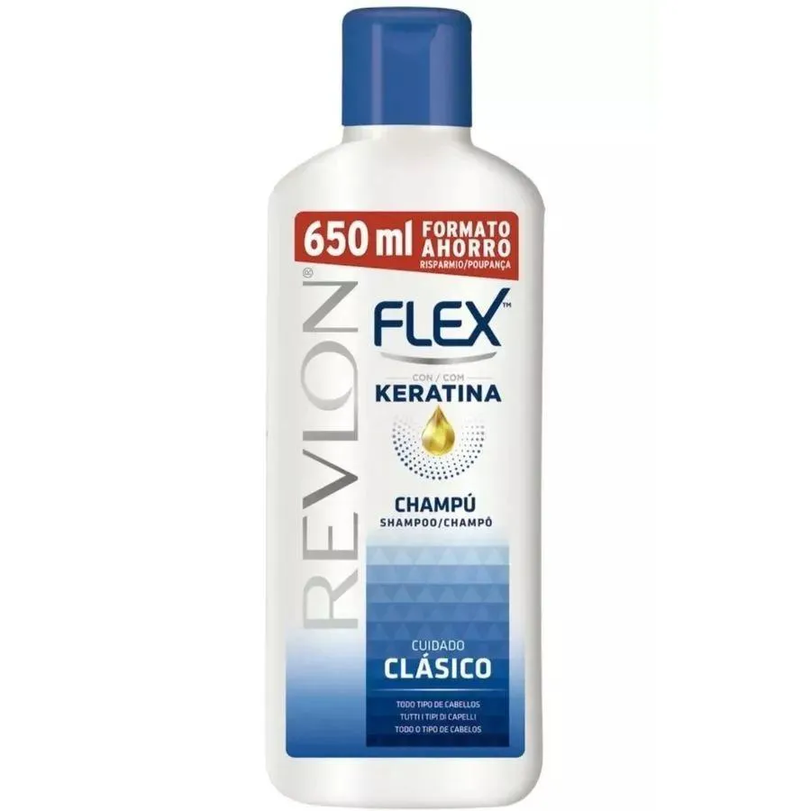 SHAMPOO REVLON FLEX KERATINA CUIDADO CLáSSICO 650ML