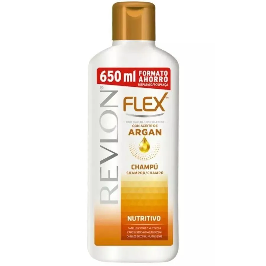 SHAMPOO REVLON FLEX ÓLEO DE ARGAN NUTRITIVO 650ML