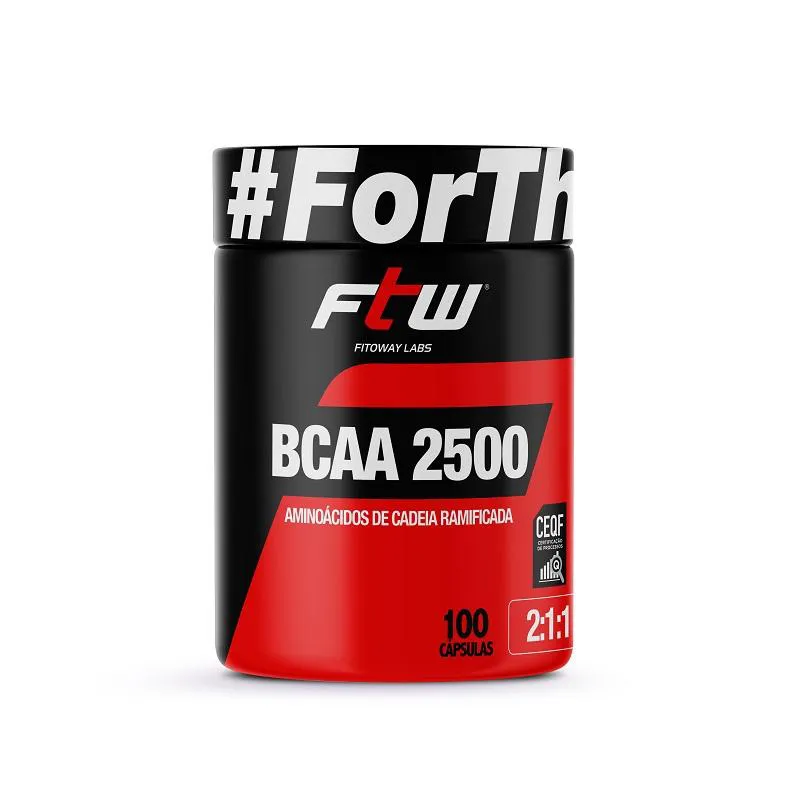 BCAA 2.500 POTE 100 CáPSULAS - FTW