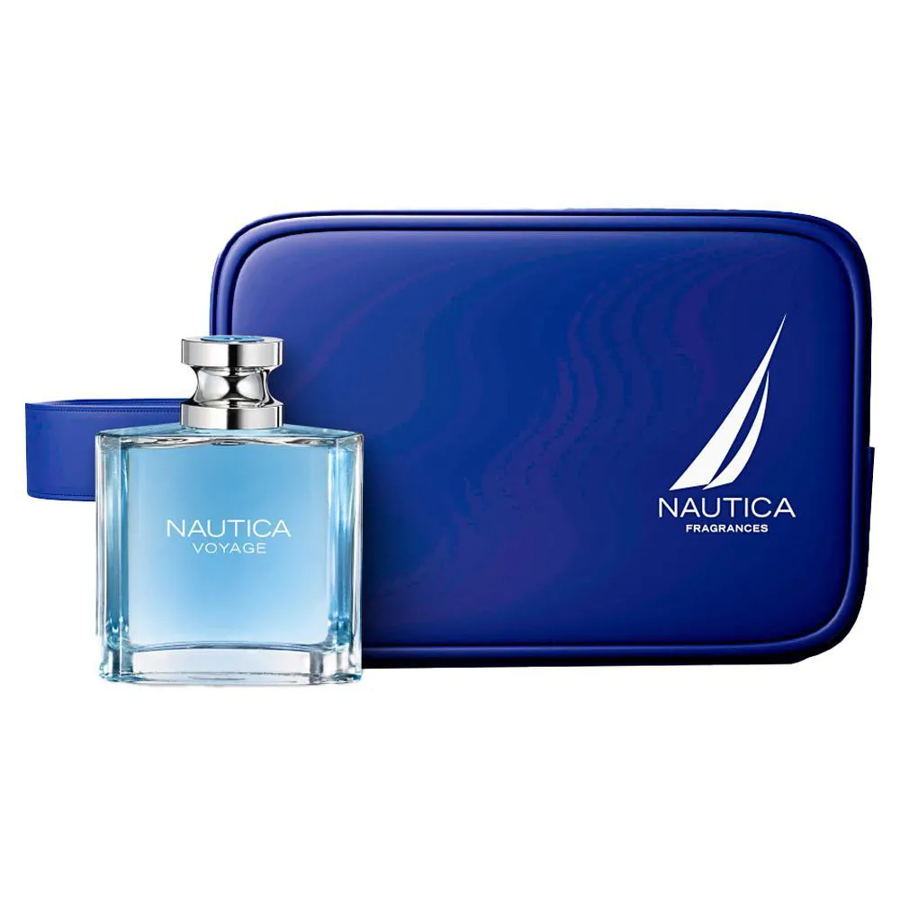 KIT NAUTICA VOYAGE EAU DE TOILETTE PERFUME MASCULINO 100ML + NéCESSARIE PRESENTEáVEL