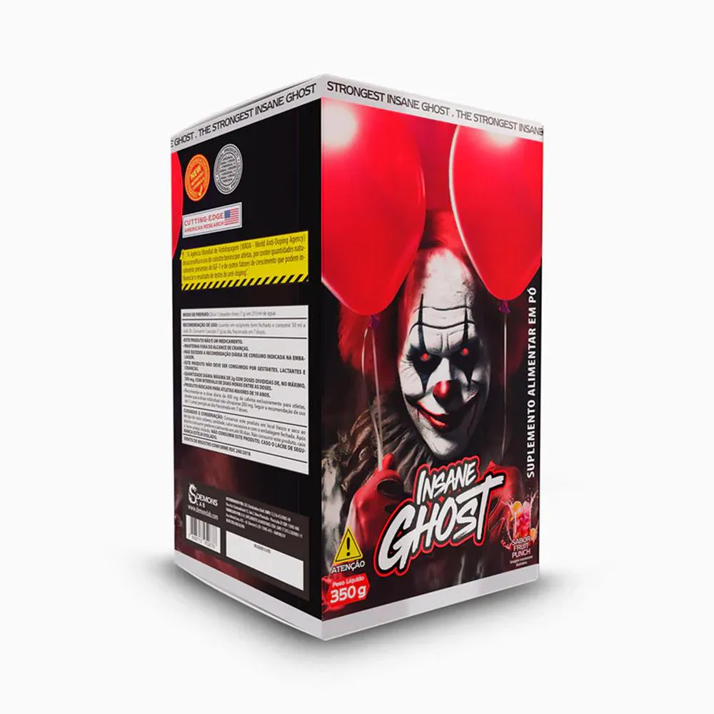 INSANE GHOST - 350G FRUTAS VERMELHAS - DEMONS LAB