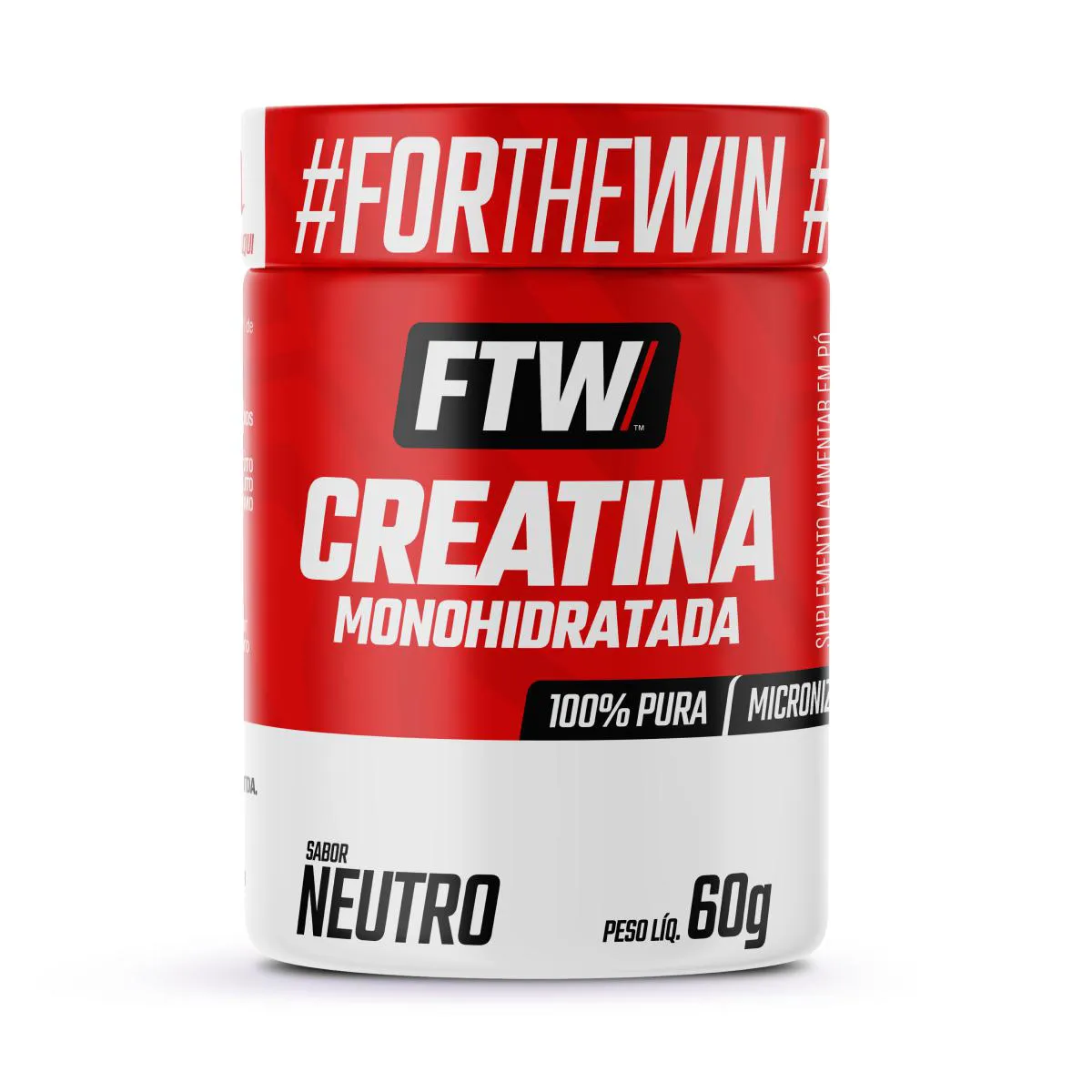 CREATINA MONOHIDRATADA POTE 60G - FTW