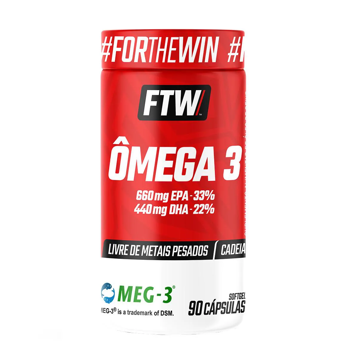 ÔMEGA 3 MEG-3 POTE 90 CáPSULAS - FTW
