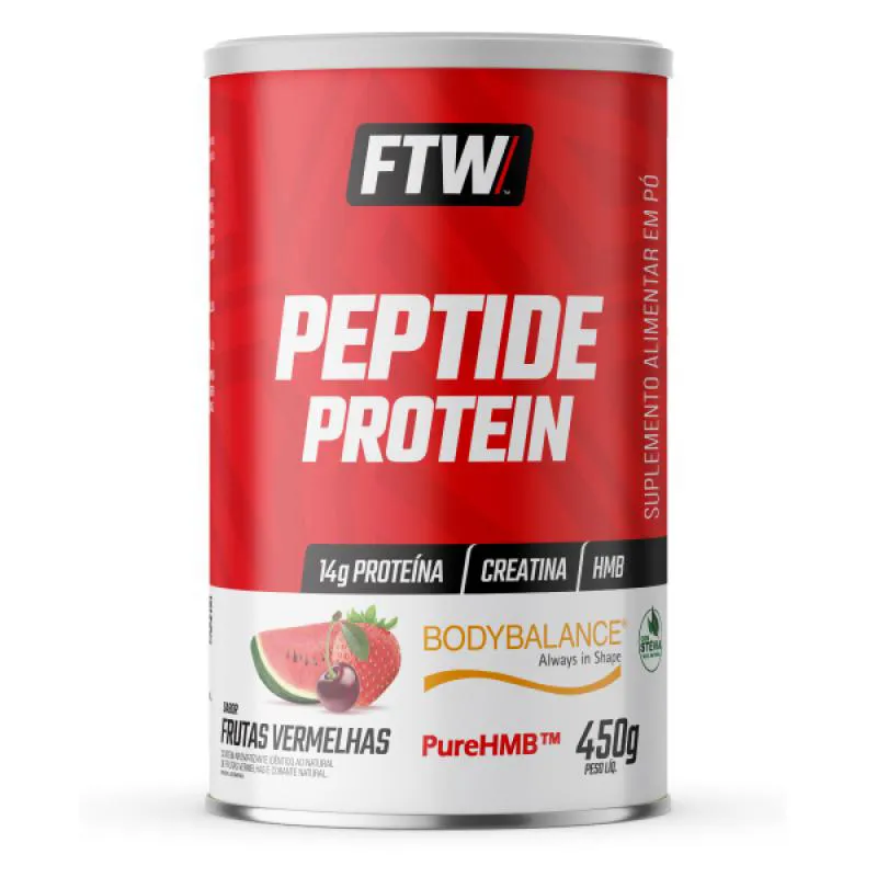 PEPTIDE PROTEIN POTE 450G SABOR FRUTAS VERMELHAS - FTW