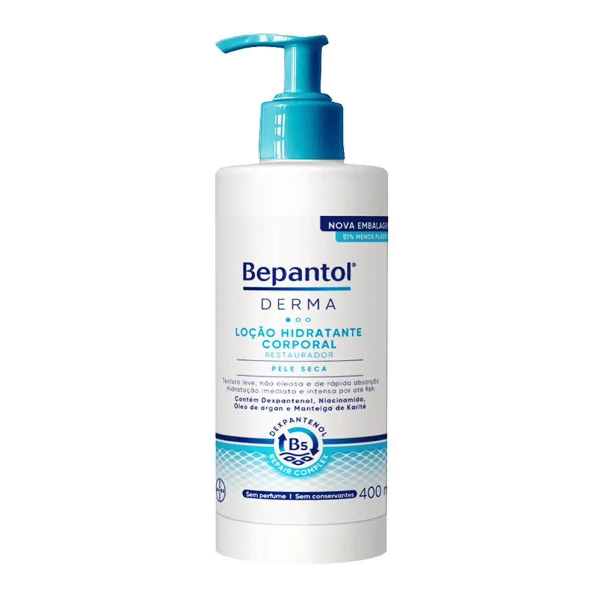 Loção Corporal Bepantol Derma Hidratante Restaurador 400ml
