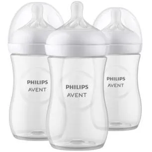 KIT COM 3 MAMADEIRAS PETALA 260ML PHILIPS AVENT SCF693/17