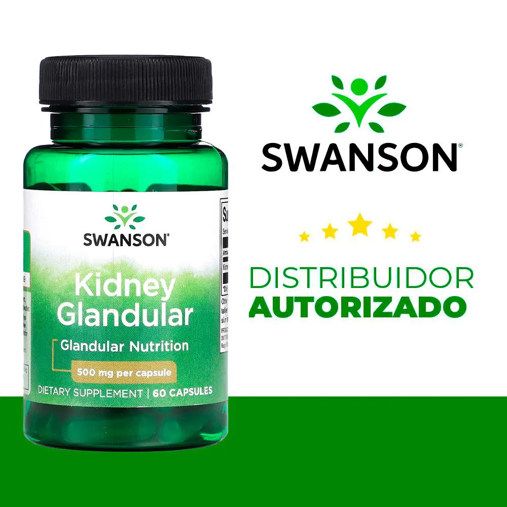 thumbnail interactive-video image 1 of Swanson Kidney Glandular Supplement – 500 Mg, 60 Capsules (SW1225) 1 of 6