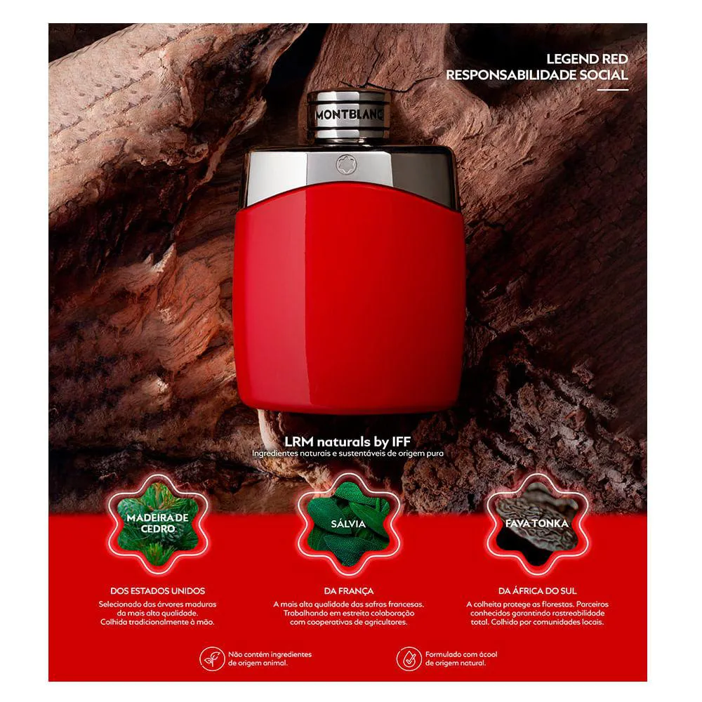 Legend Red Montblanc Perfume Masculino Eau de Parfum 50ml 1366051