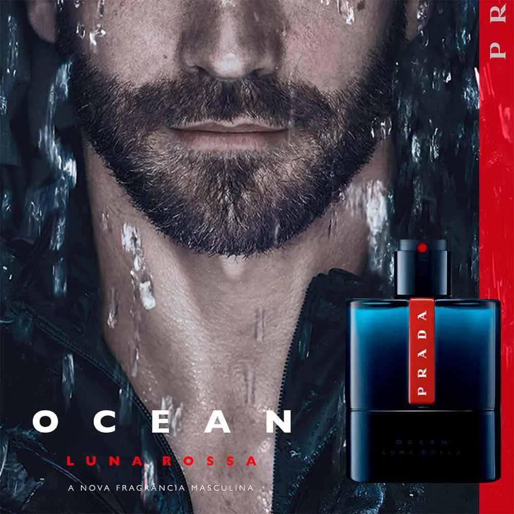 Luna Rossa Ocean Prada Perfume Masculino Eau de Toilette 50ml