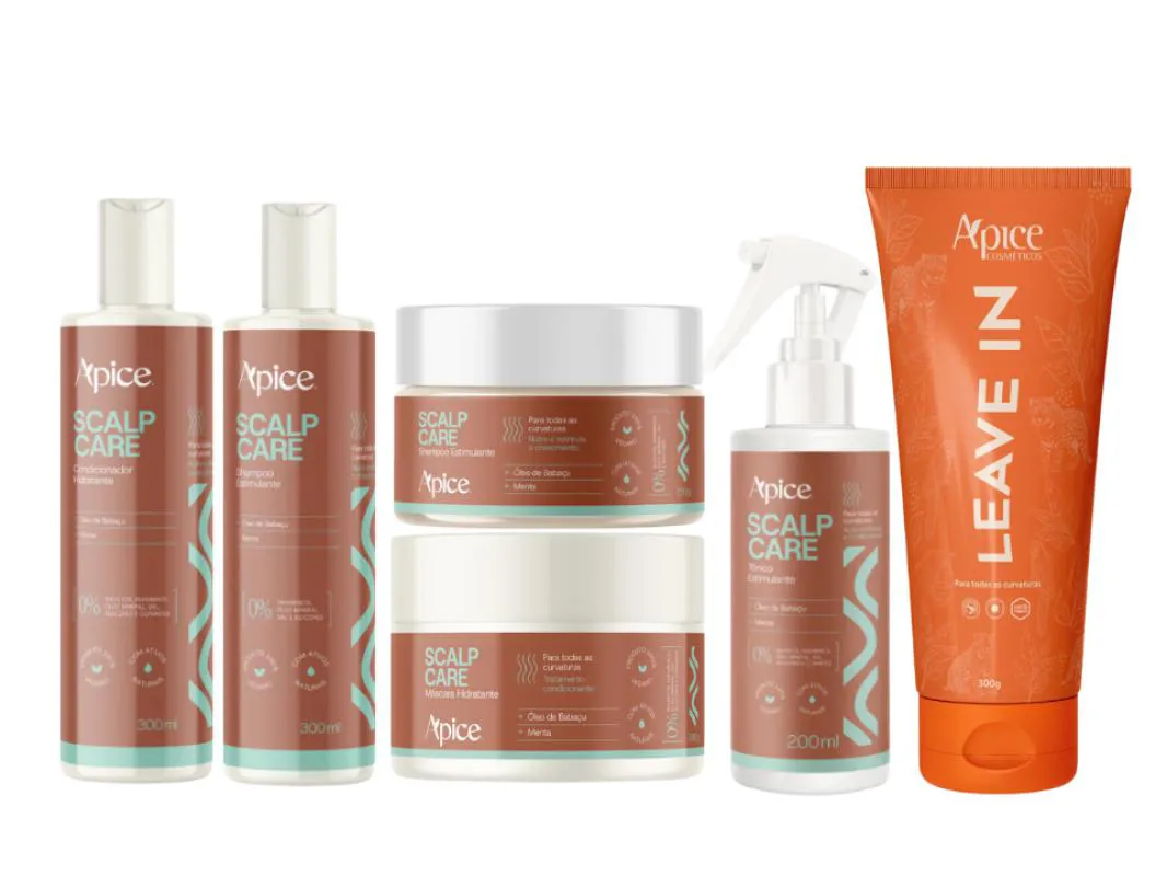 Kit Apice Scalp Care Shampoo, Gelatina, Mascara e Mais 1371303