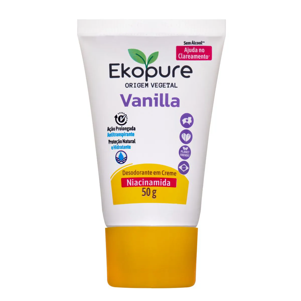 Desodorante Creme Ekopure 50G Vanilla 1379576 | Drogasil
