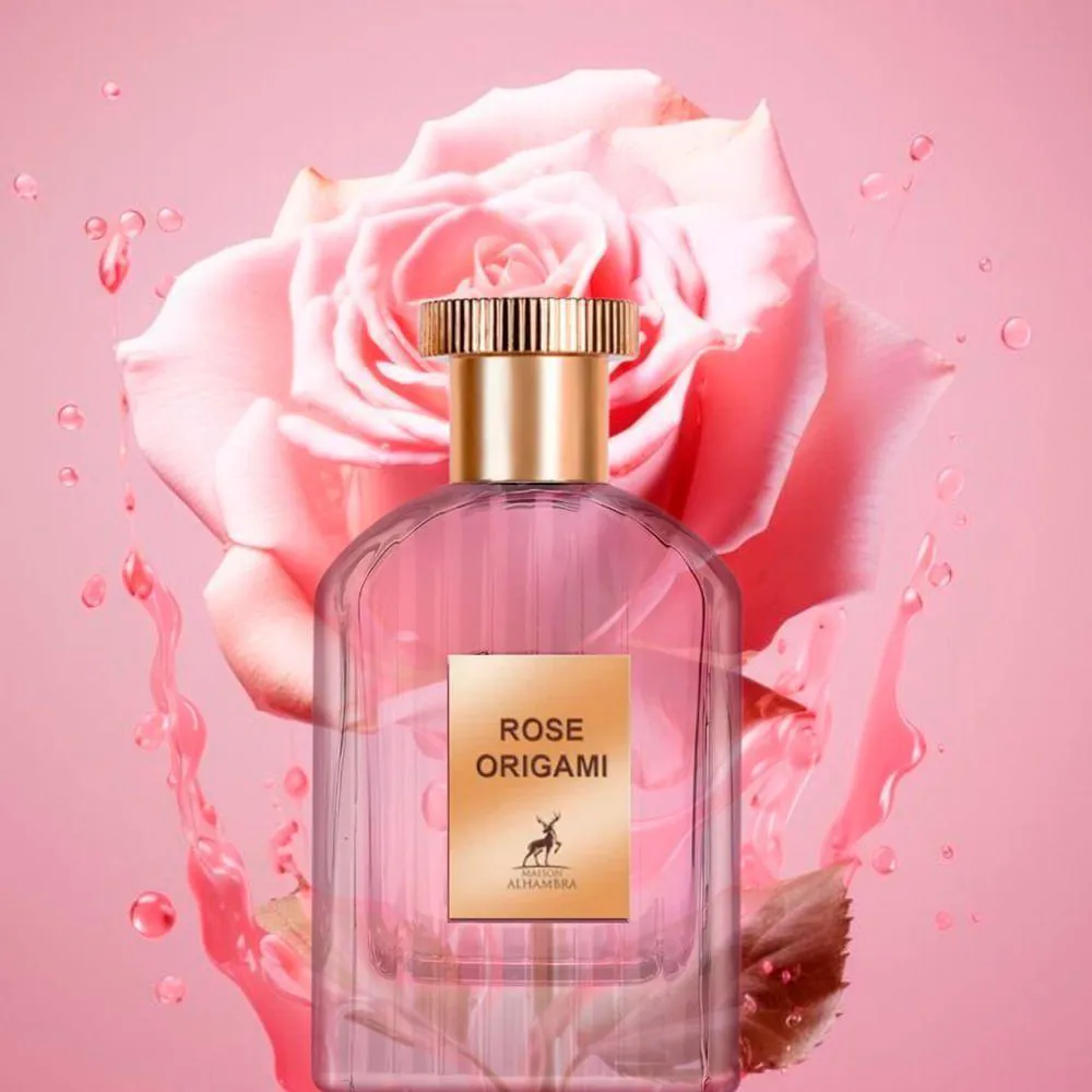 Maison Alhambra Rose Origami Eau de Parfum - Perfume Unissex 100Ml