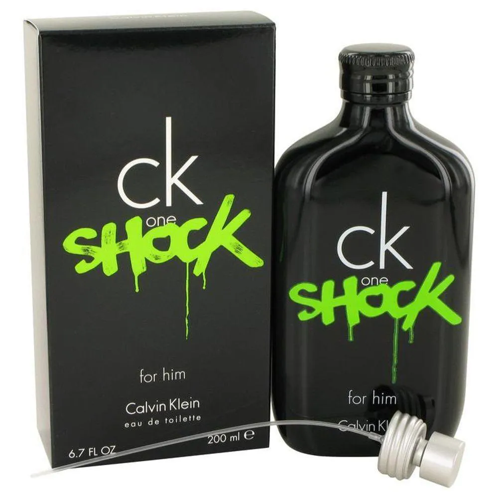 Perfume Masculino Ck One Shock Calvin Klein 200 Ml Eau de Toilette ...