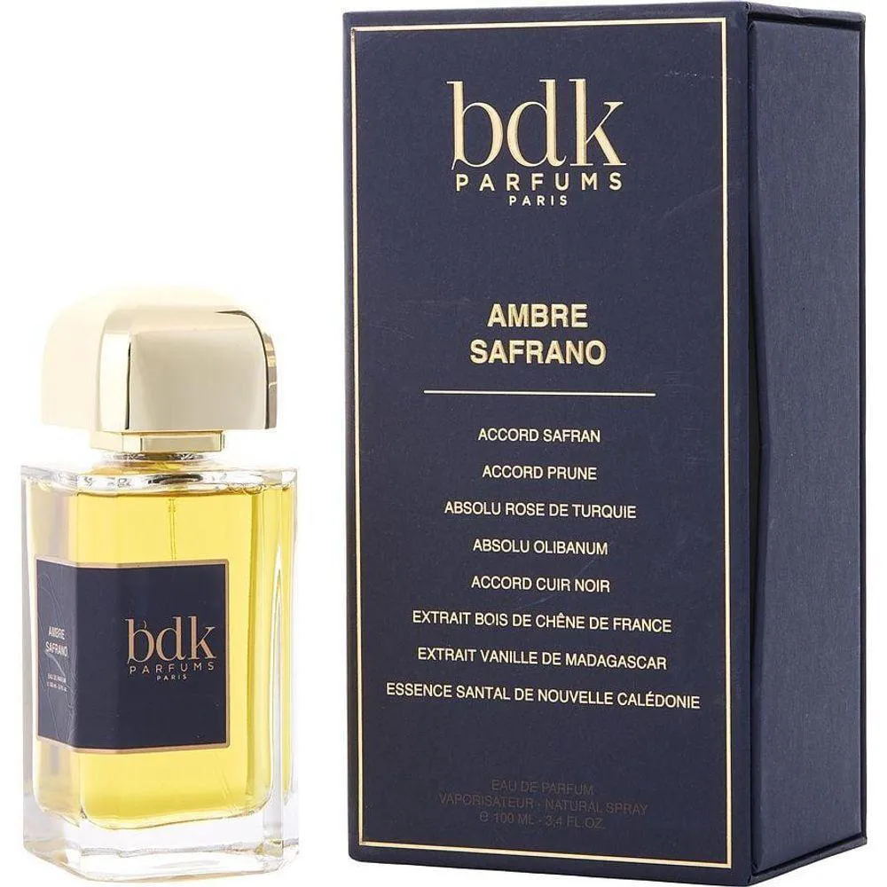 Perfume Unisex Bdk Ambre Safrano Eau de Parfum 100 Ml