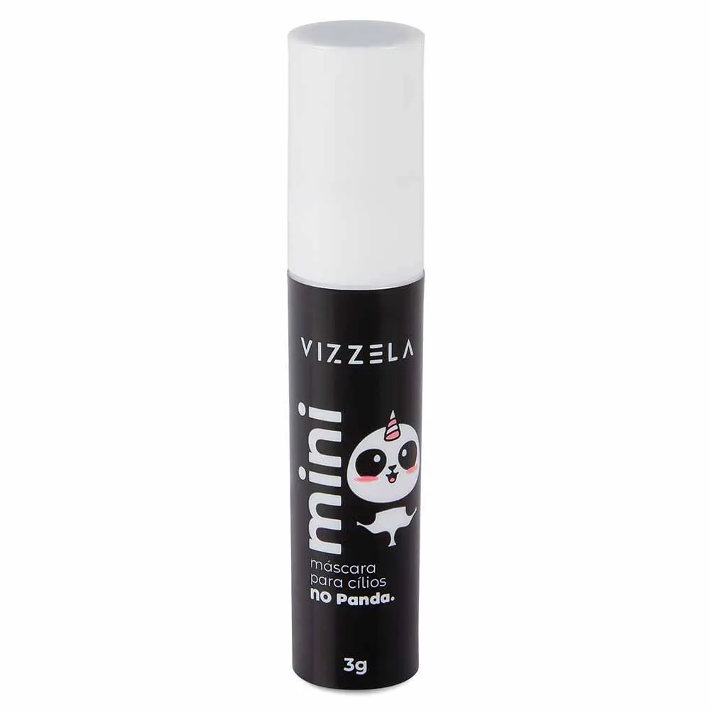 Mini Mascara para Cilios Vizzela no Panda 3G Preta 1406332 | Droga
