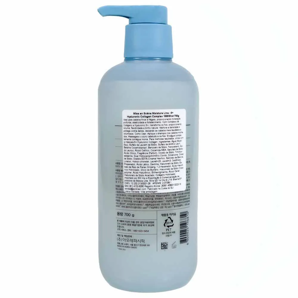 Mise En Scène Moisture Line Shampoo 5 Hyaluronic Acid Biotin 1000