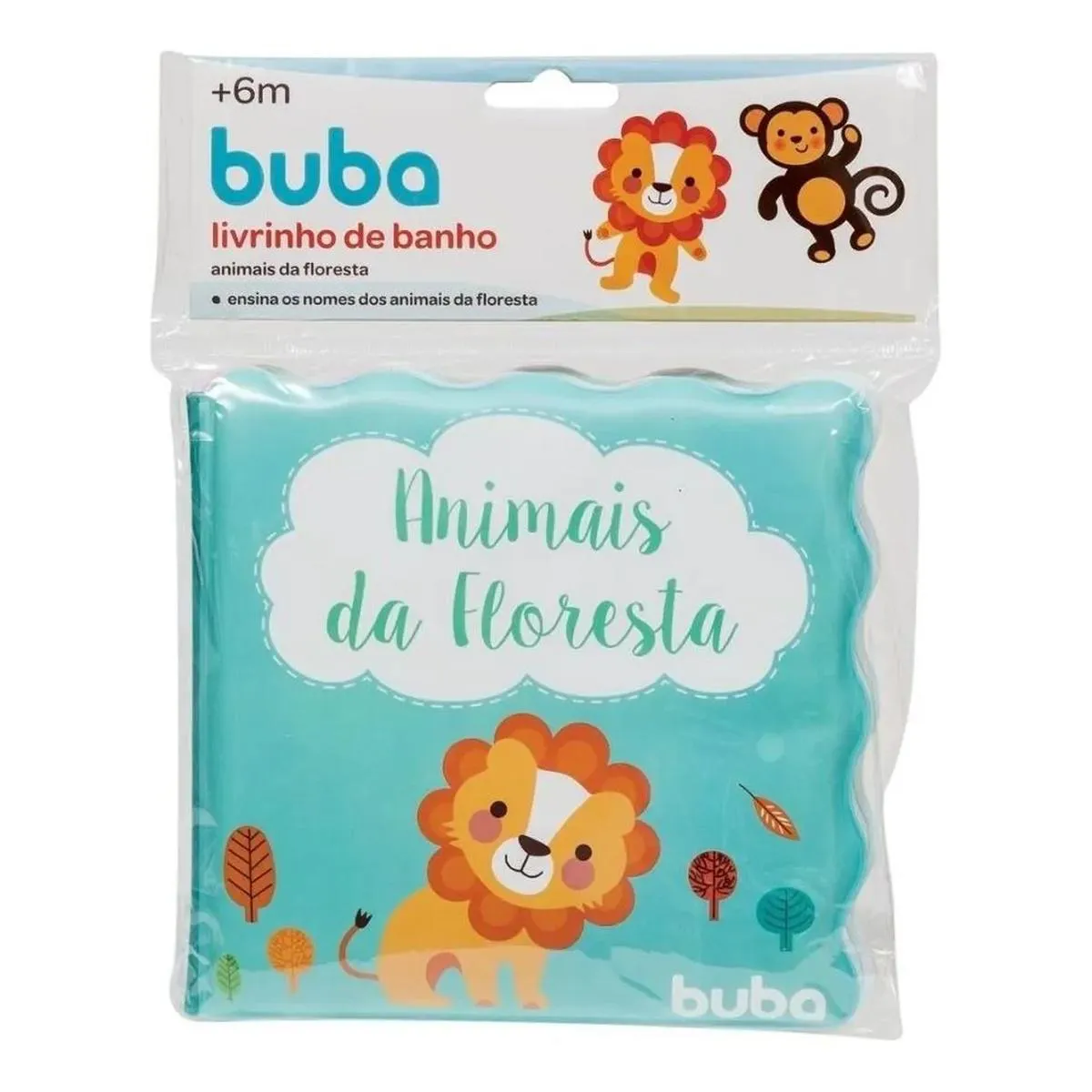 Buba Livrinho de Banho Animais da Floresta +6M (7899525674970)