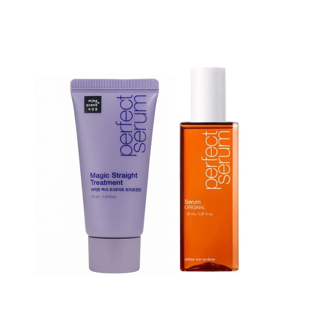 Mise En Scène Kit (Magic Straight Mini Mask 31Ml + Óleo Perfect