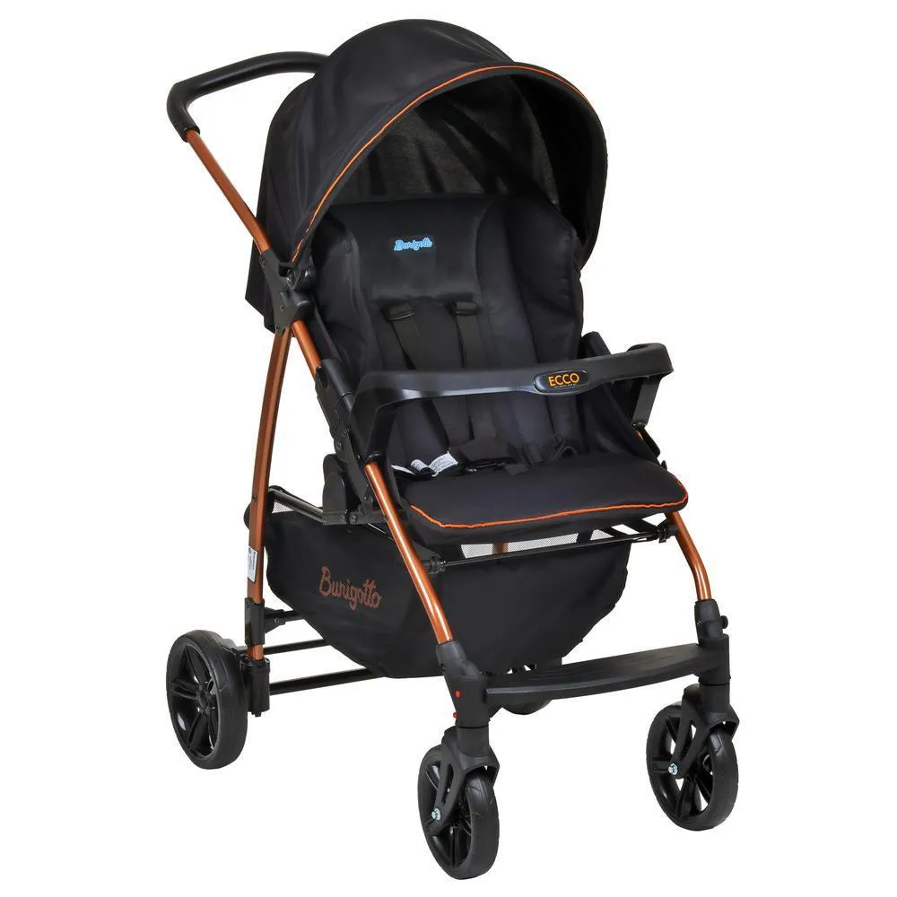Carrinho de Bebe Ecco com Bebe Conforto Touring X Petro Cobre ...