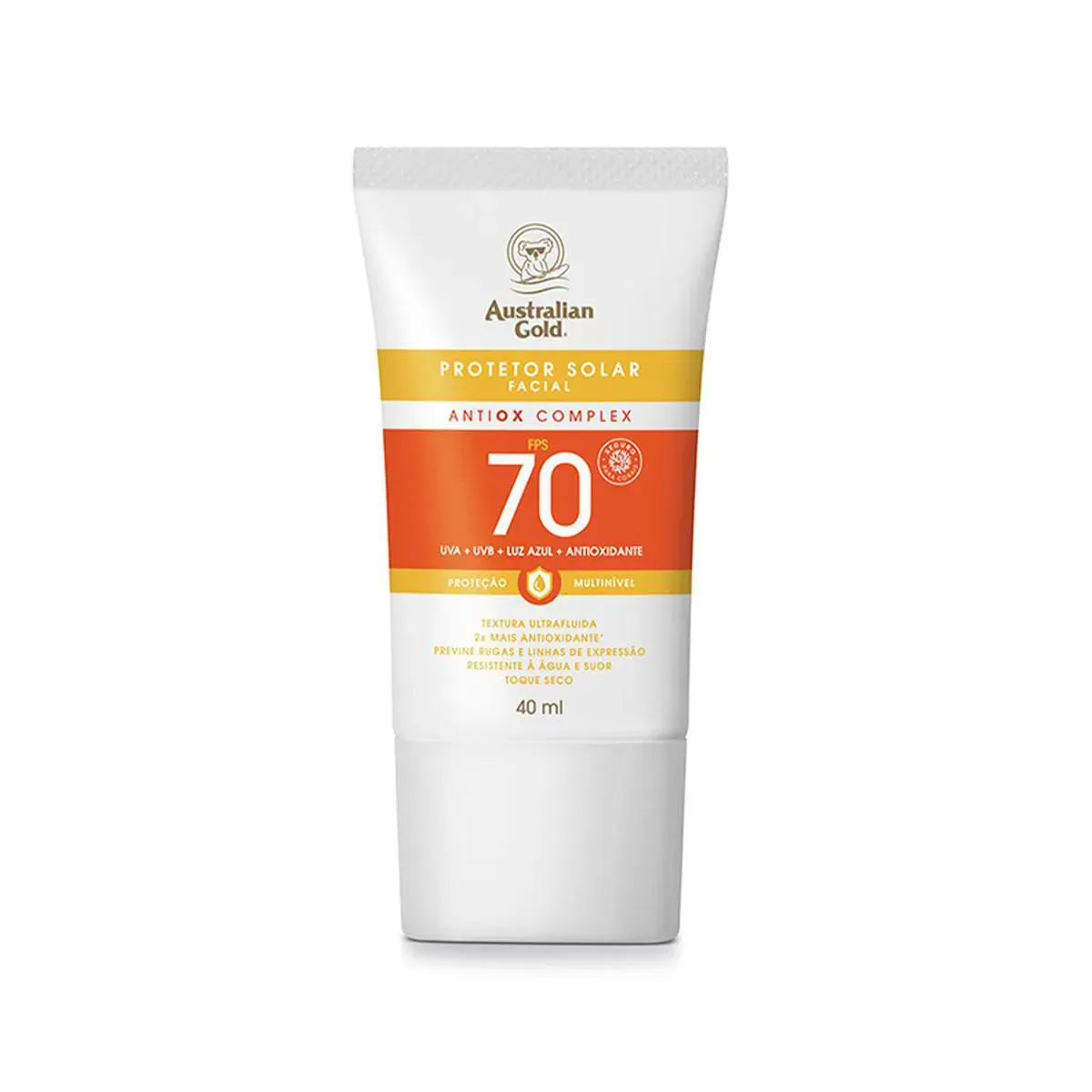 Protetor Solar Facial Australian Gold Antiox Complex Fps 70 40Ml