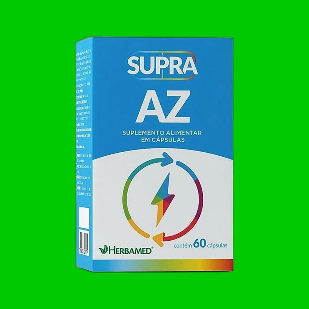 Kit 12X Vitamina Supra A-Z 60 Cps - Herbamed 1425824 | Drogasil