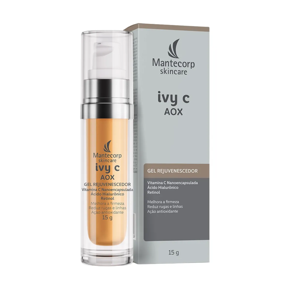 Gel Rejuvenescedor Facial Mantecorp Ivy C Aox 15g: menor preço