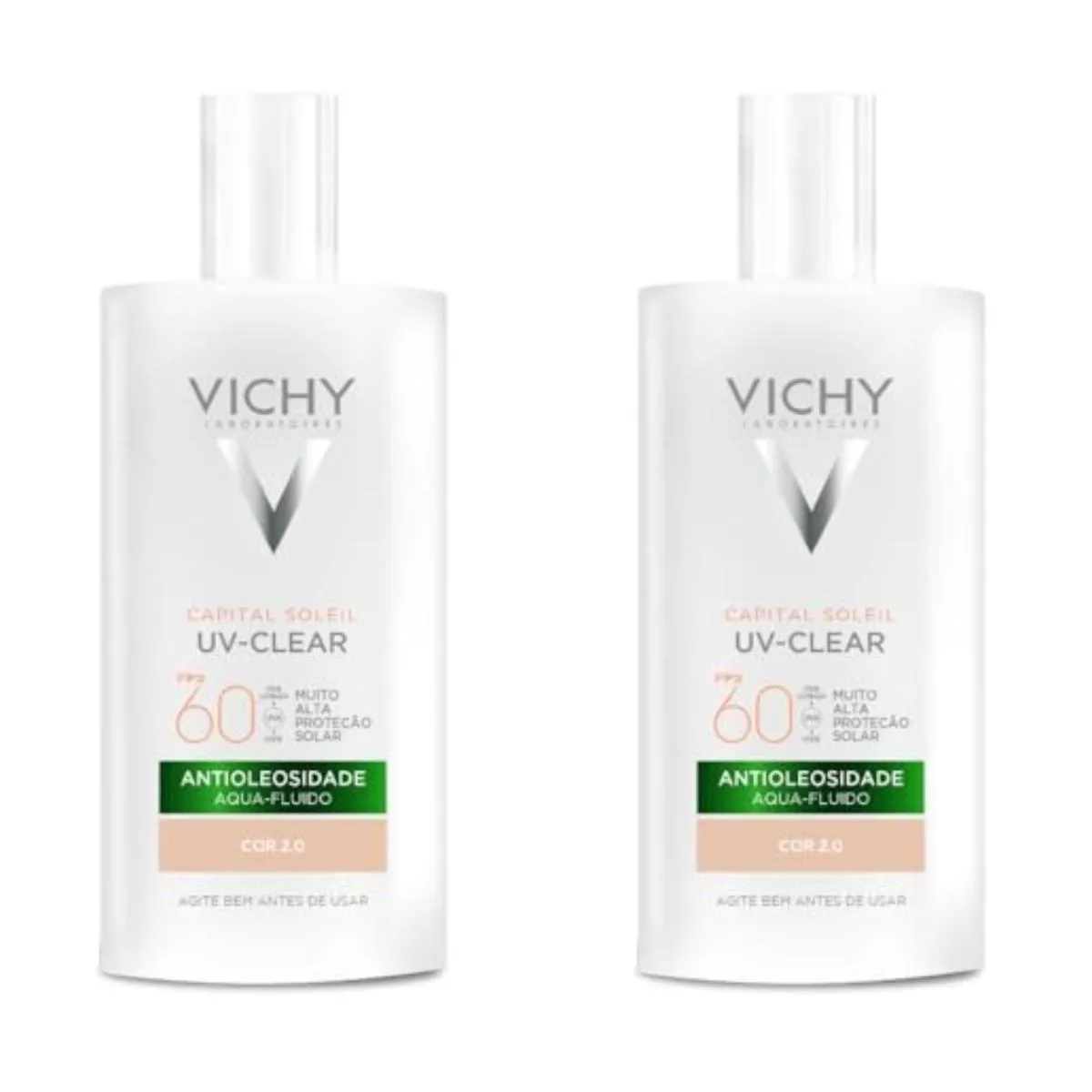 Kit com 2 Unidades de Vichy Capital Soleil Uv-Clear Protetor Solar