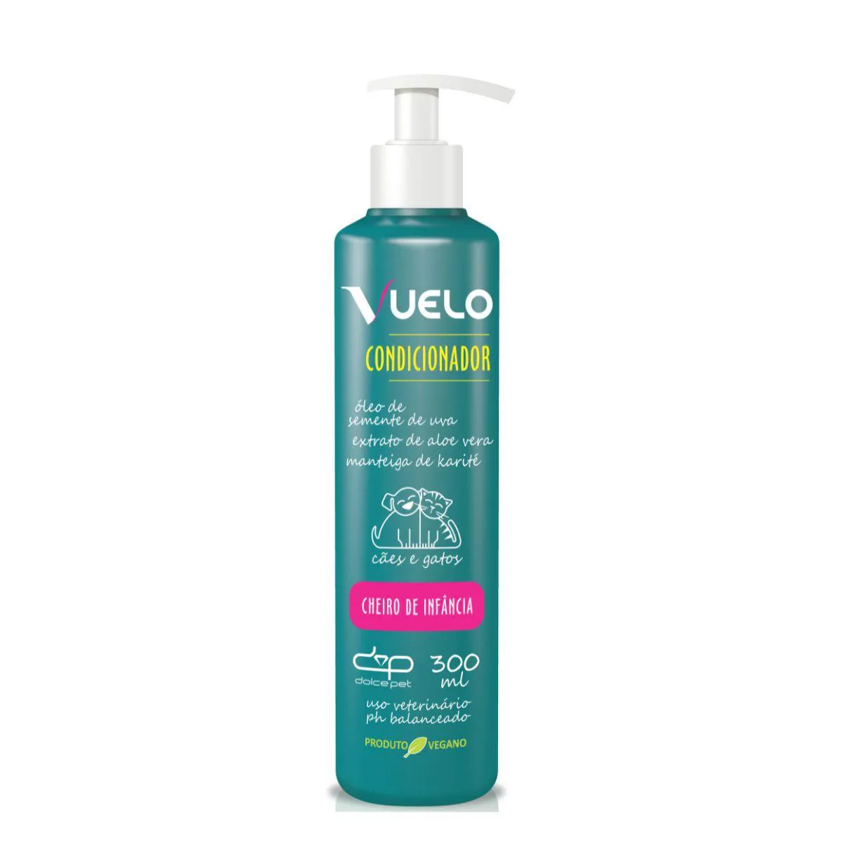 Condicionador Vuelo Cheiro de Infância para Cães e Gatos 300Ml