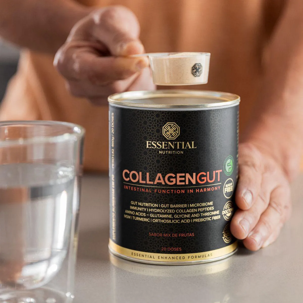 Collagen Gut Intestino 400G Essential Nutrition MIX DE Frutas