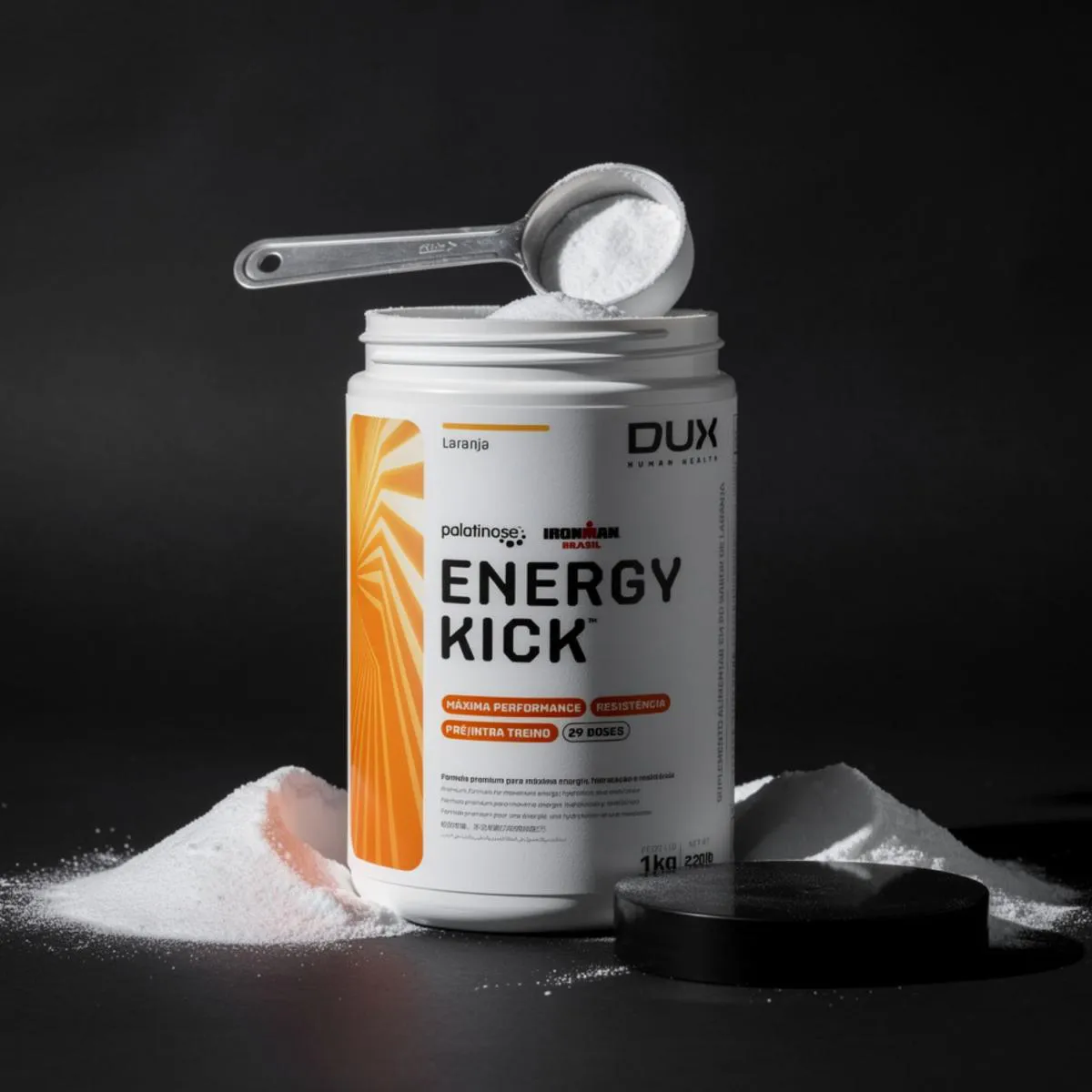 ダイエットサプリ K* Energy Kick Xtamina sem Cafeina 1Kg Dux Nutrition Laranja 1428925