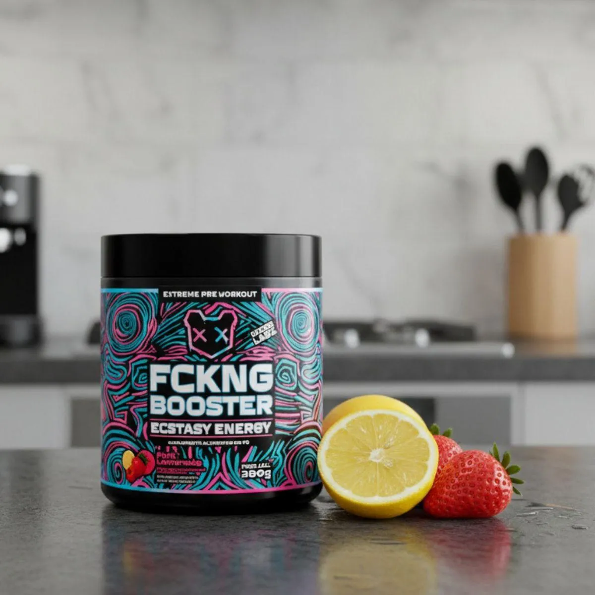 Fckng Booster Ecstasy Energy Pre Workout 300G Under Labz Pink