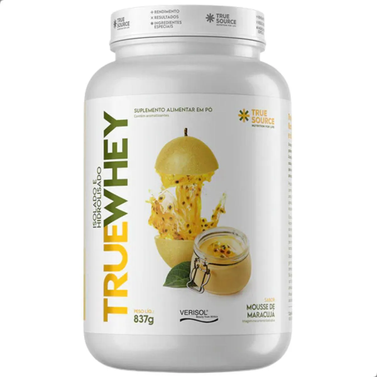 True Whey Protein Hidrolisado e Isolado 837G - True Source