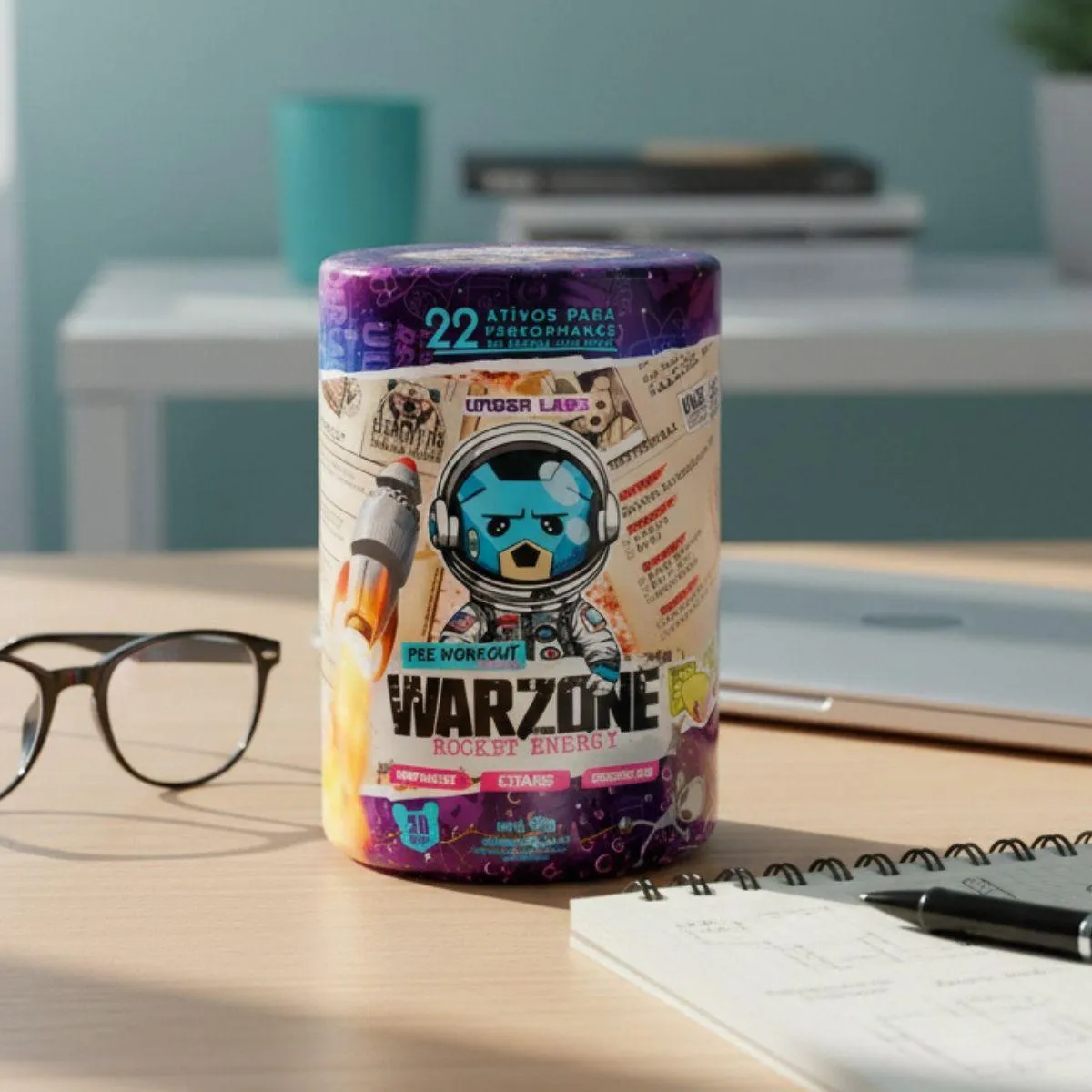 Warzone Rocket Energy Pre Workout Pump Citarg 450G Under Labz