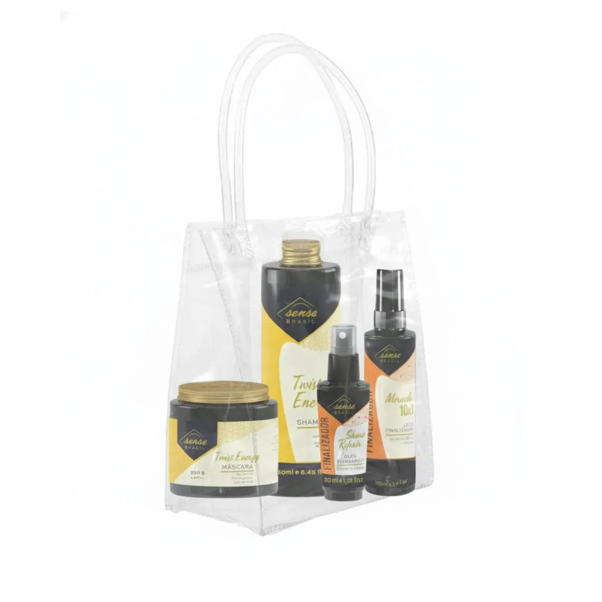 Sense Brasil Kit Praia (Duo Twist 250Ml + Oleo Shine + Miracle