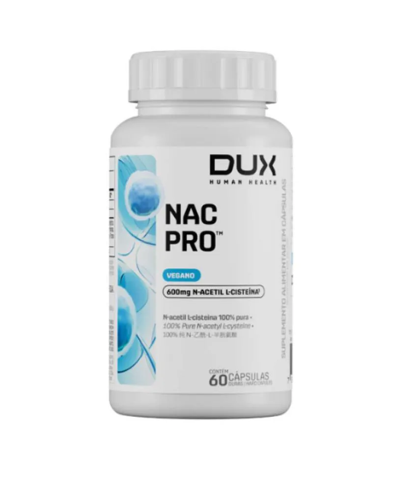 Nac Pro N-Acetil L-Cisteina 60 Caps 600Mg Dux 1436949 | Drogasil