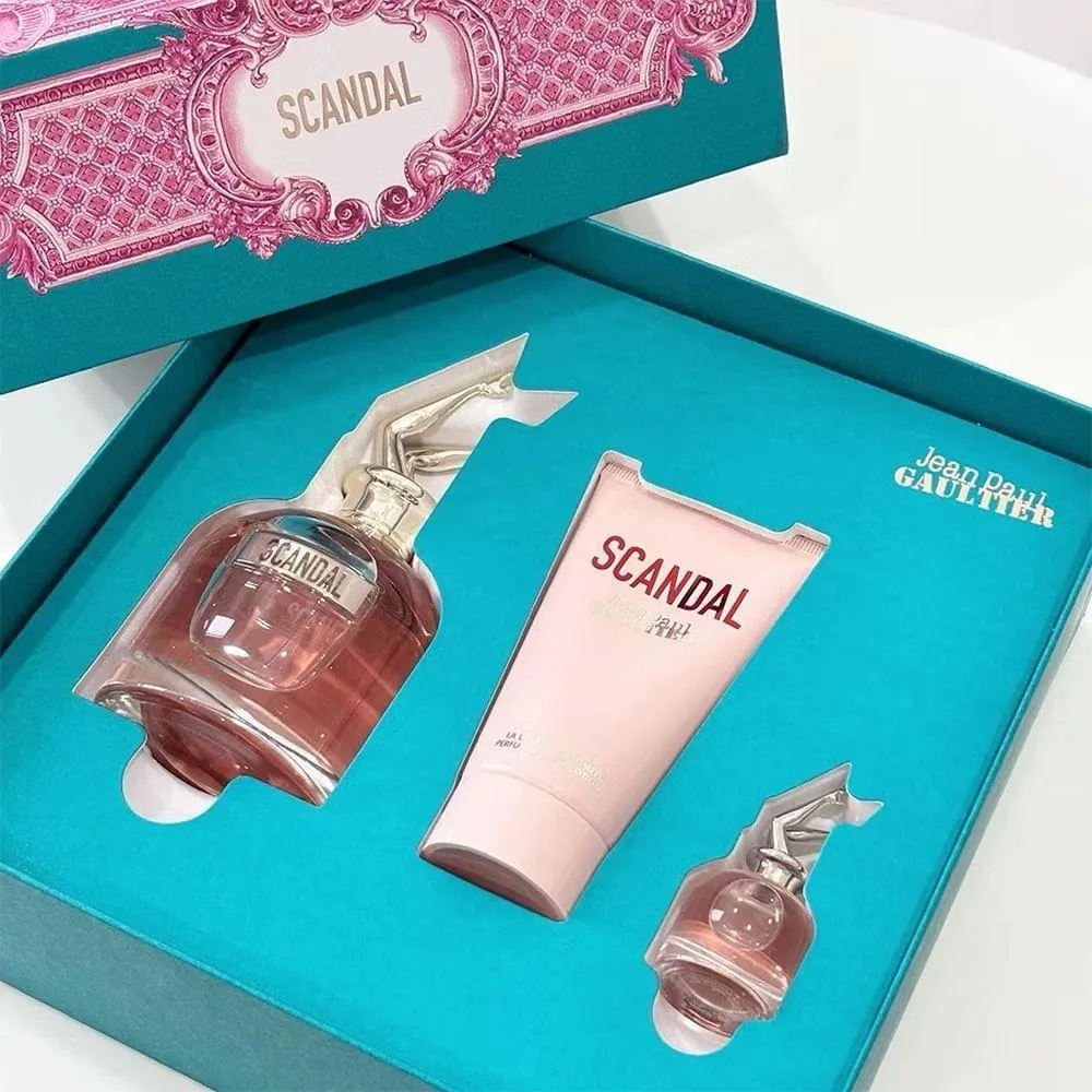 Kit Jean Paul Gaultier Scandal Feminino Edp 80Ml + 6Ml + Locao