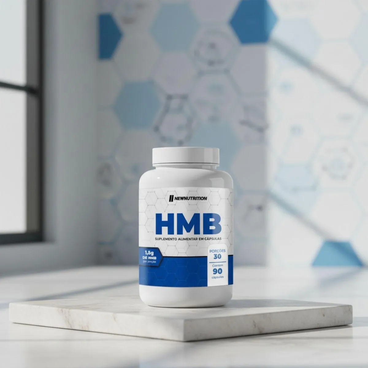 Hmb 90 Capsulas New Nutrition Natural 1442541 | Drogasil