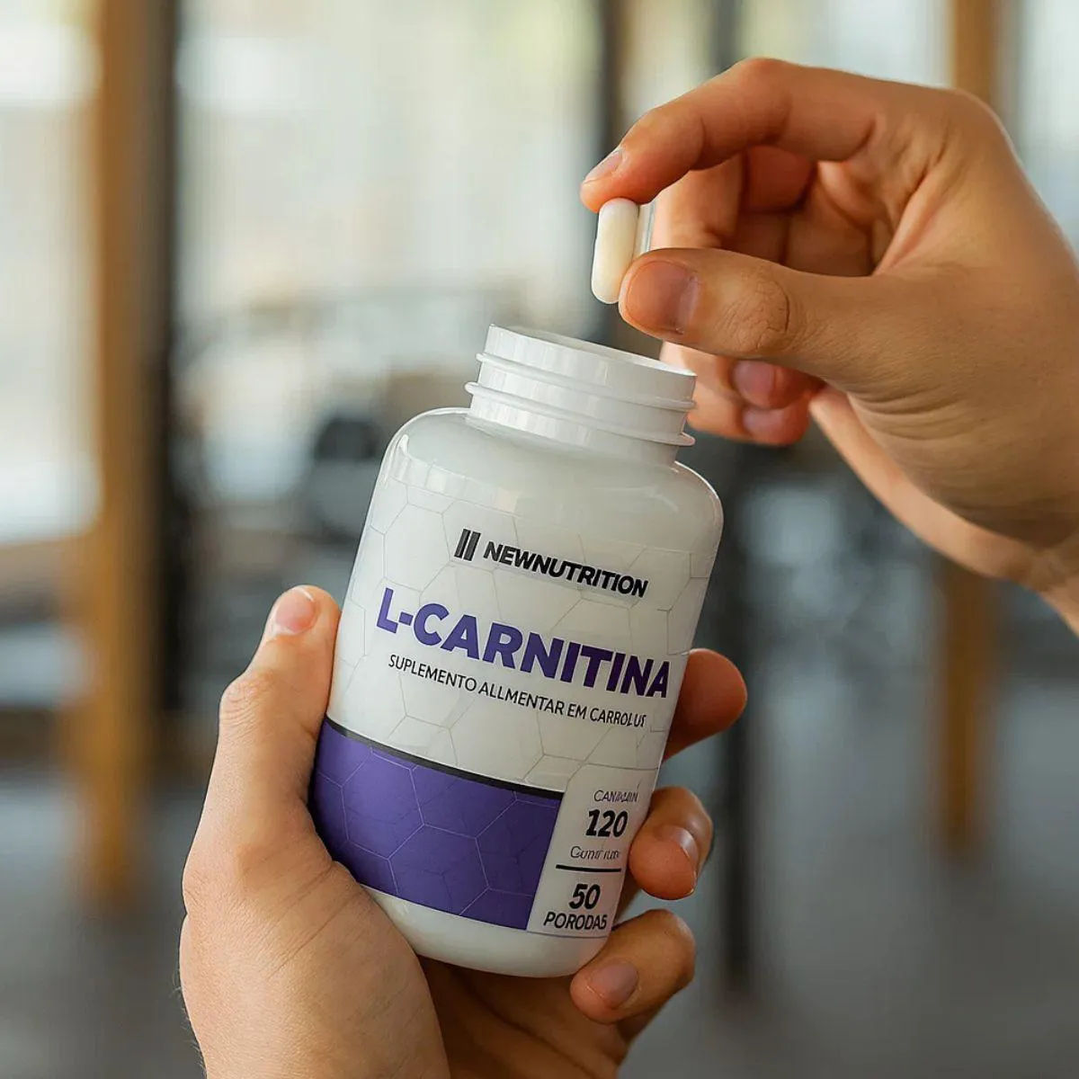 l carnitina melhor capsula ou liquido L-Carnitina 120 Capsulas New Nutrition Natural 1442554