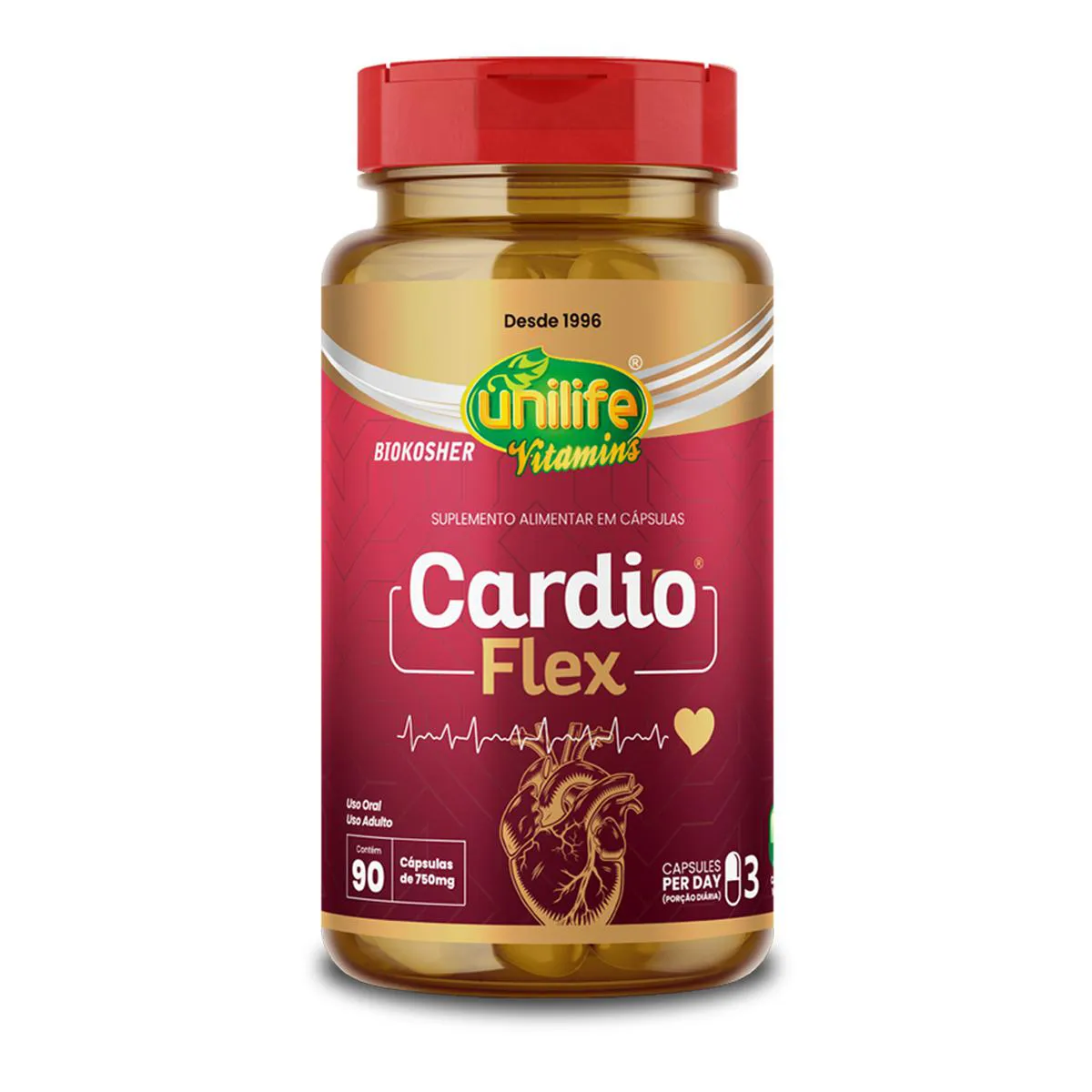 Cardio Flex Unilife 90 Capsulas 750Mg 1443184 | Drogasil