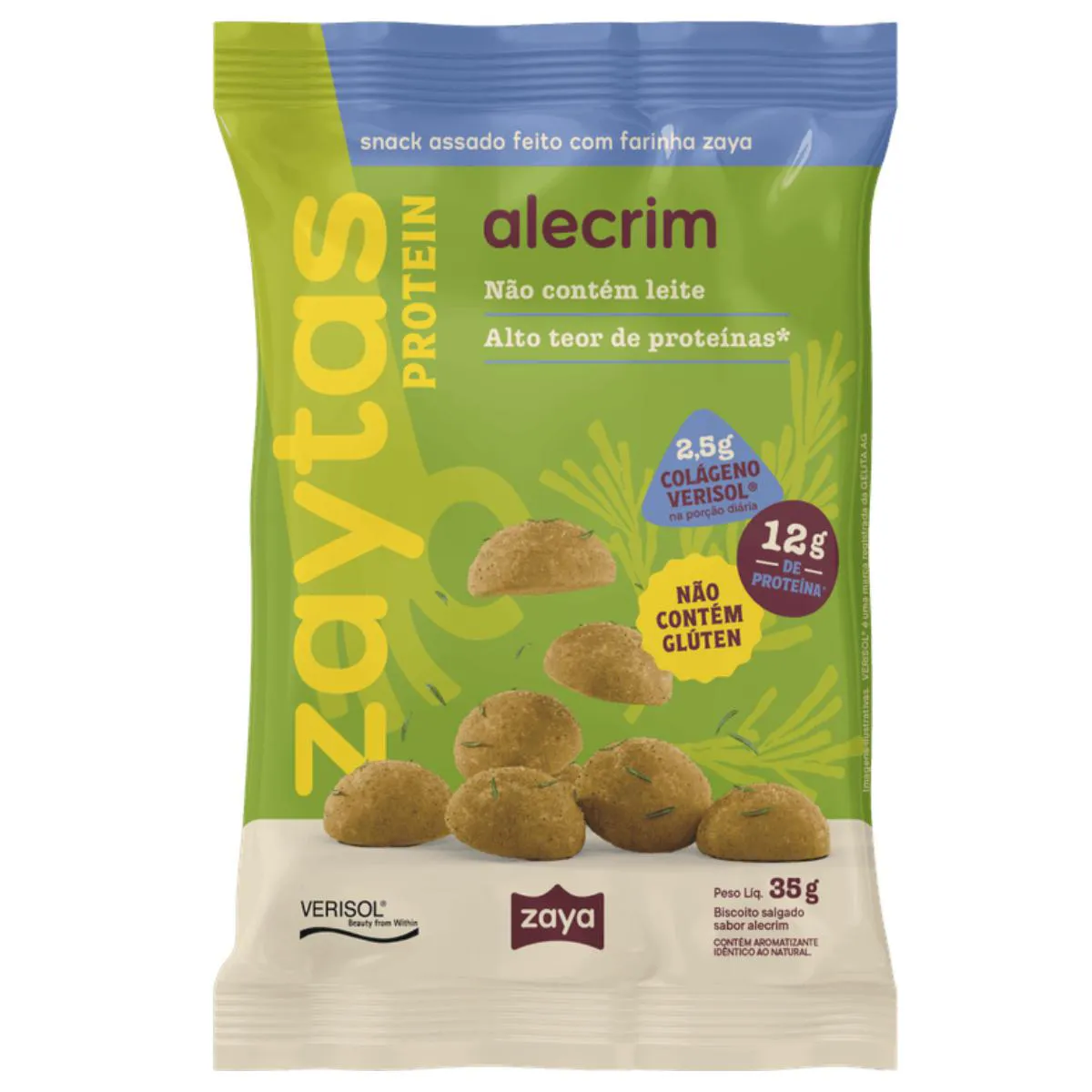 Snack Zaytas Protein Alecrim 35G 1443221 | Droga Raia