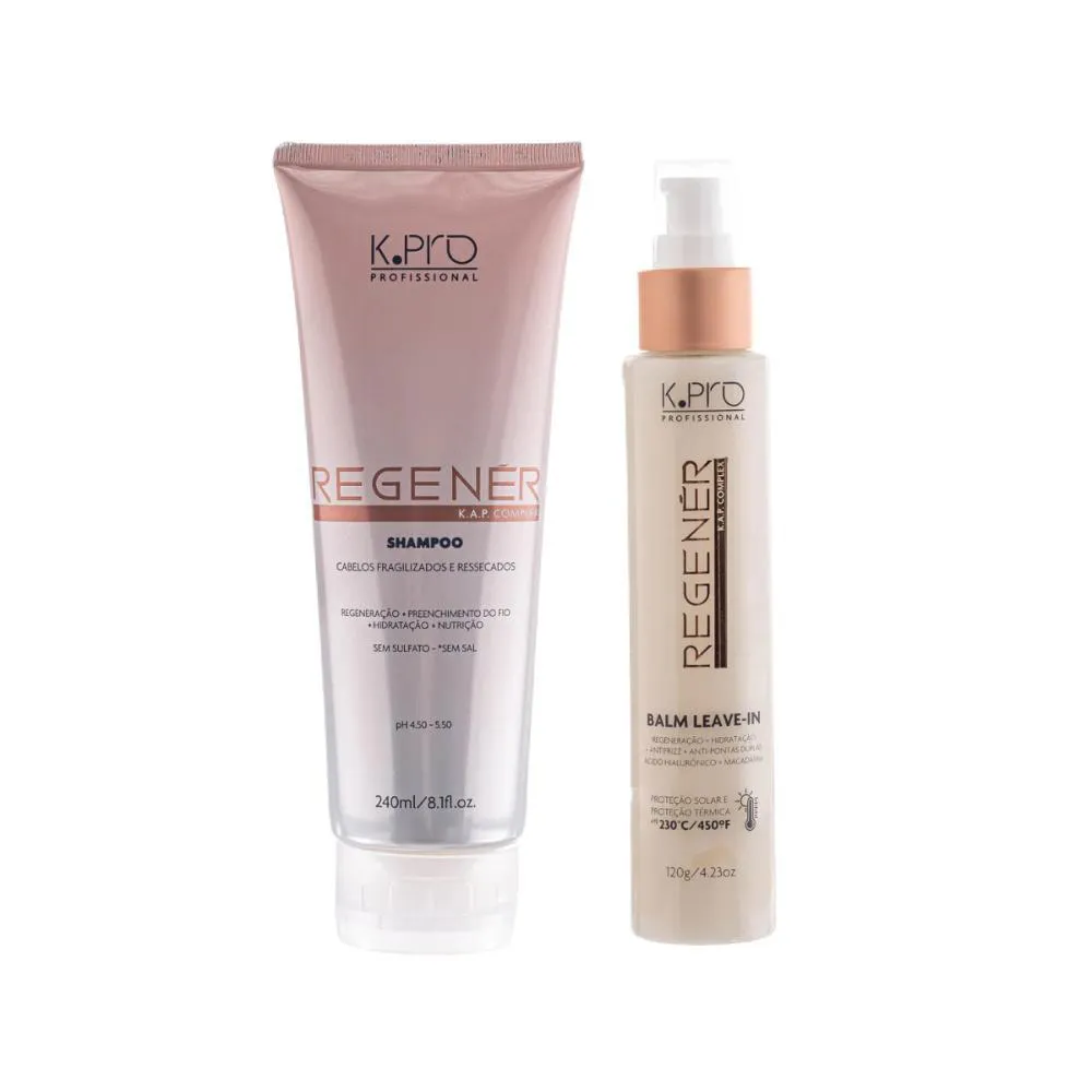 K.pro Regener Kit Shampoo 240Ml + Leave-In 120G 1447068 | Drogasil