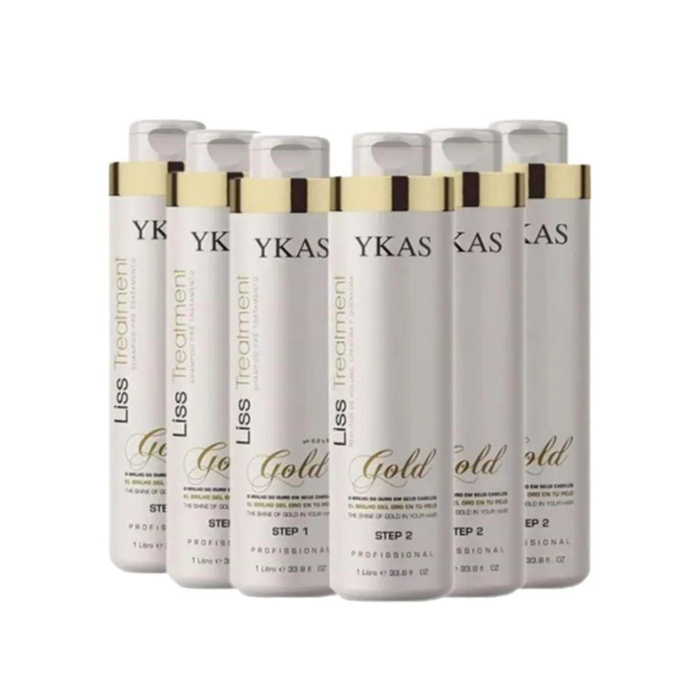 Kit Ykas Escova Progressiva Ouro 3 (2 X 1 Litro) 1446552 | Drogasil