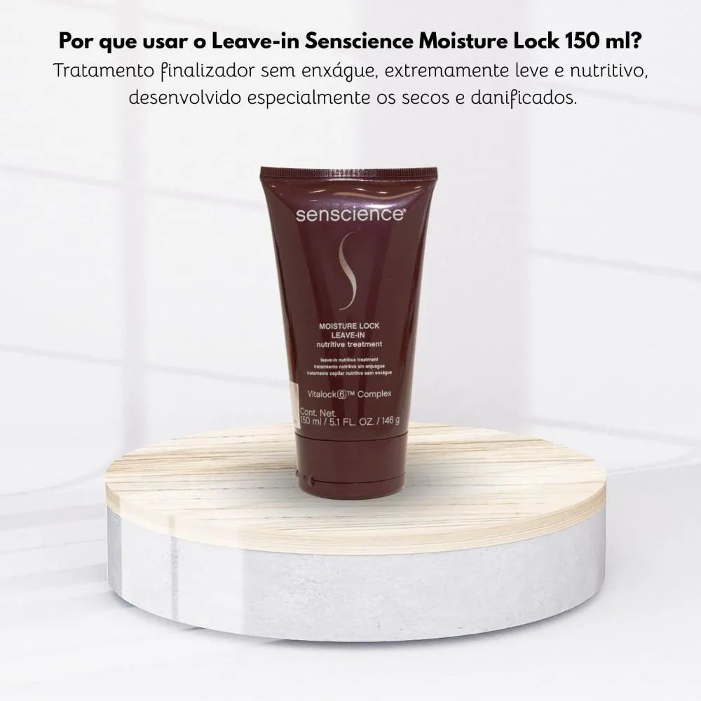 Leave-In Senscience Moisture Lock 150 Ml 1446658 | Droga Raia