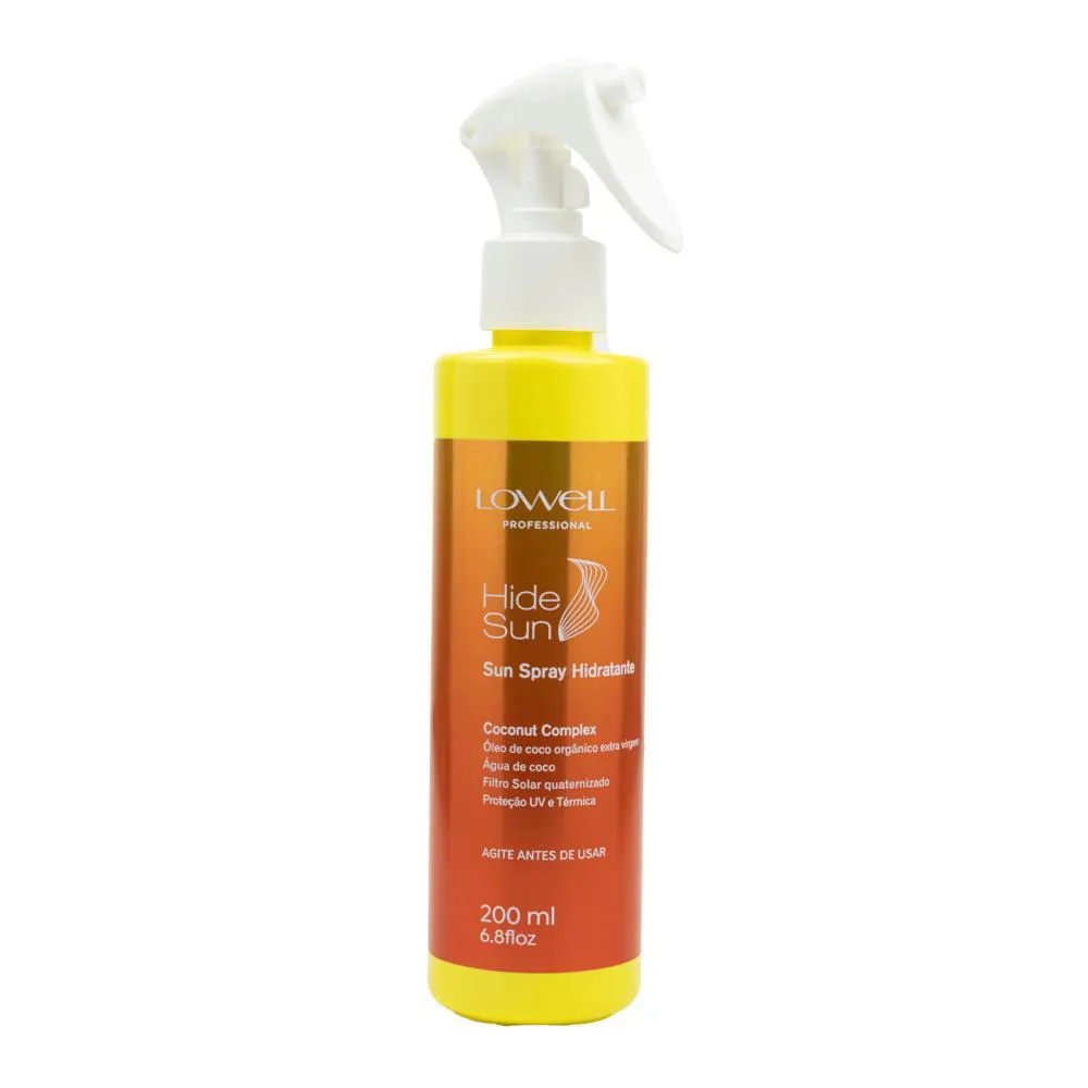 Lowell Professional Hide Sun Spray Hidratante Leave-In 200Ml